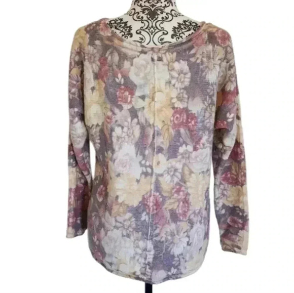 Free People Sweater Flower Bomb Pullover Wool Angora Boho Fairy Y2K Women Small - Picture 5 of 16